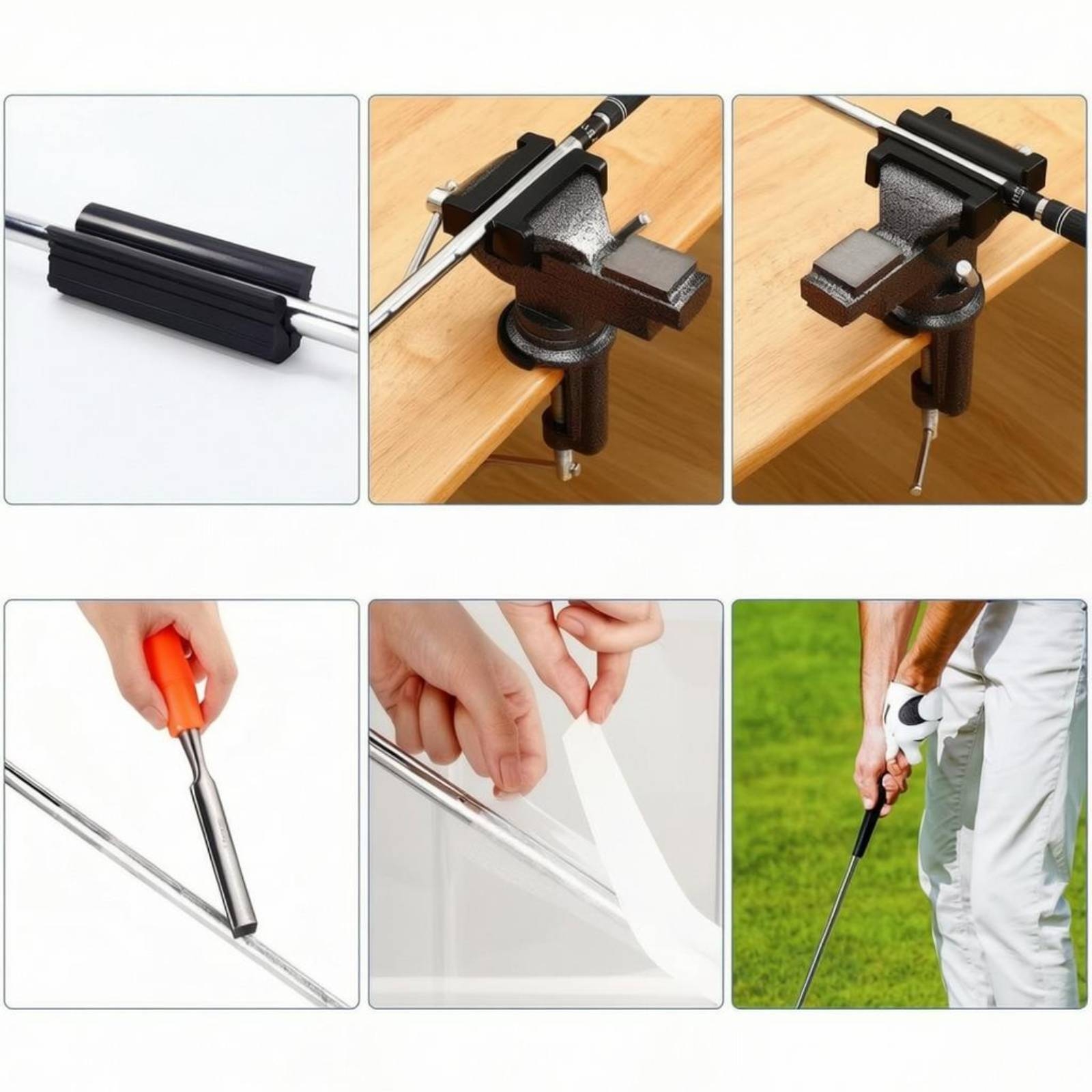 Sports Equipment Repair - Golf Club Repair Vise Kit Heavy-Duty