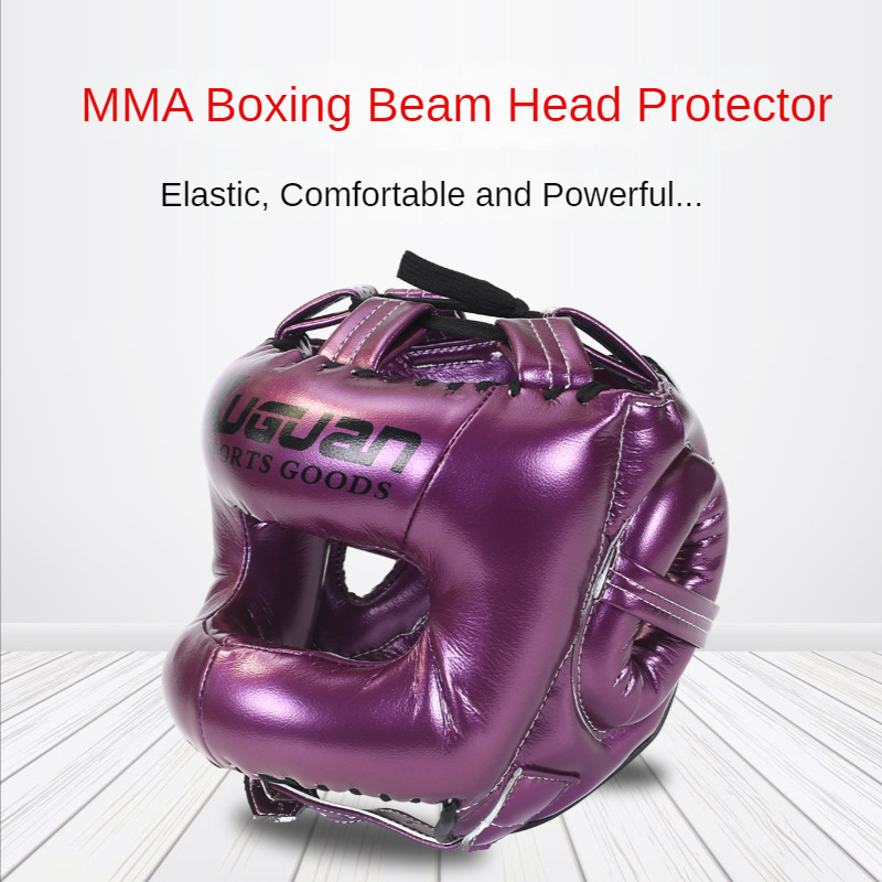 Sports Equipment Names - PU Boxing Head Protection Adult Fitness