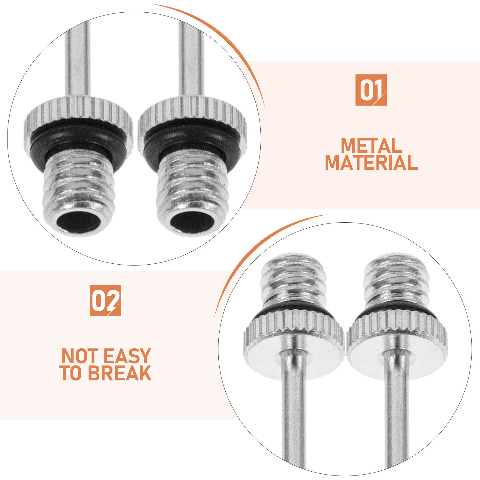 10Pcs Ball Pump Needles Metal  - Basketball Pump Needle บทวิจารณ์และราคา
