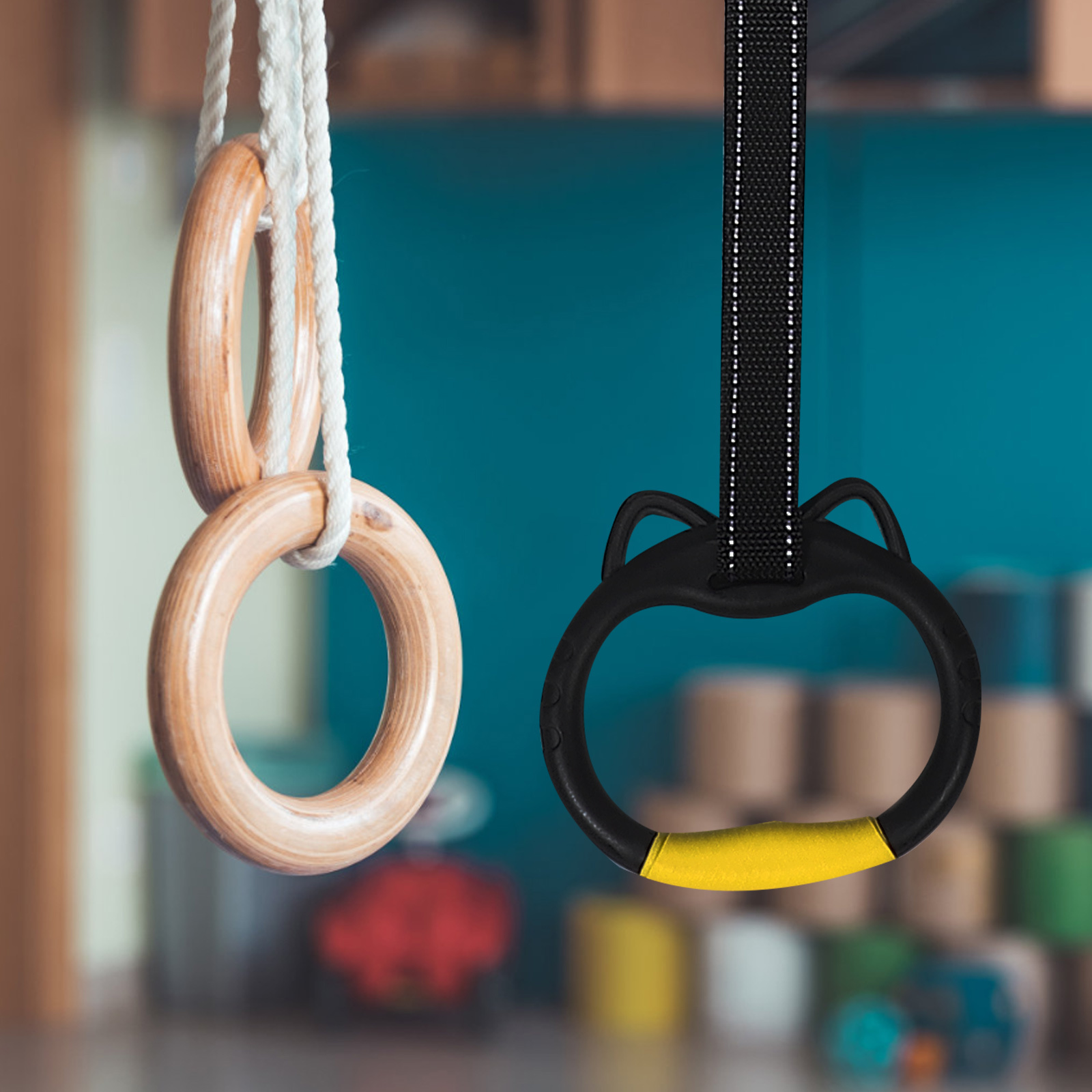 1 set 1 Set Gymnastics Rings F - Sports Equipment Names บทวิจารณ์และราคา
