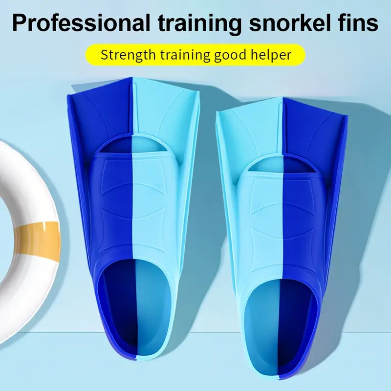 Silicone Swimming Fins Full Fo - Swim Fin Short Blade บทวิจารณ์และราคา