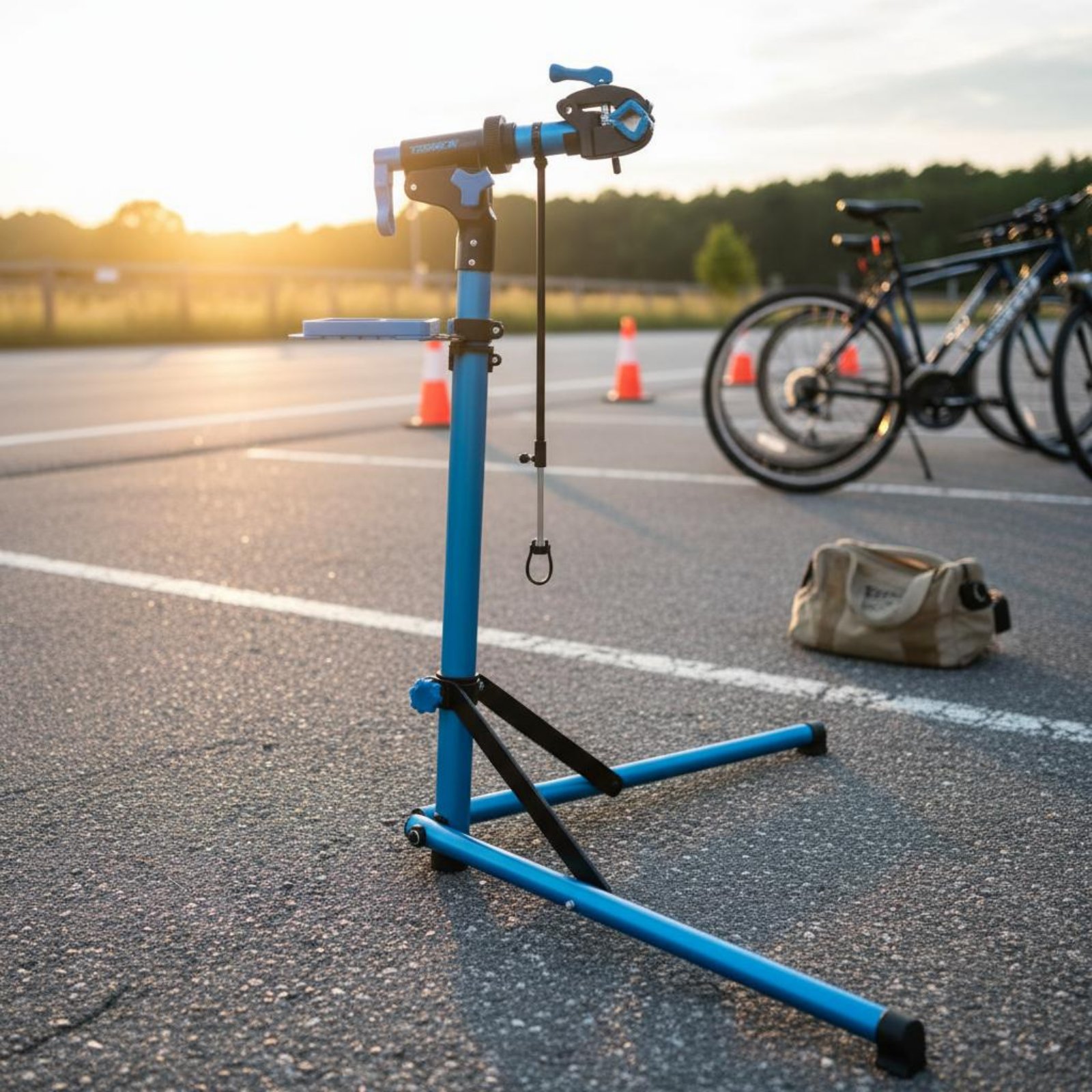 Folding Cycle Repair Stand Fol - Sports Equipment Repair บทวิจารณ์และราคา