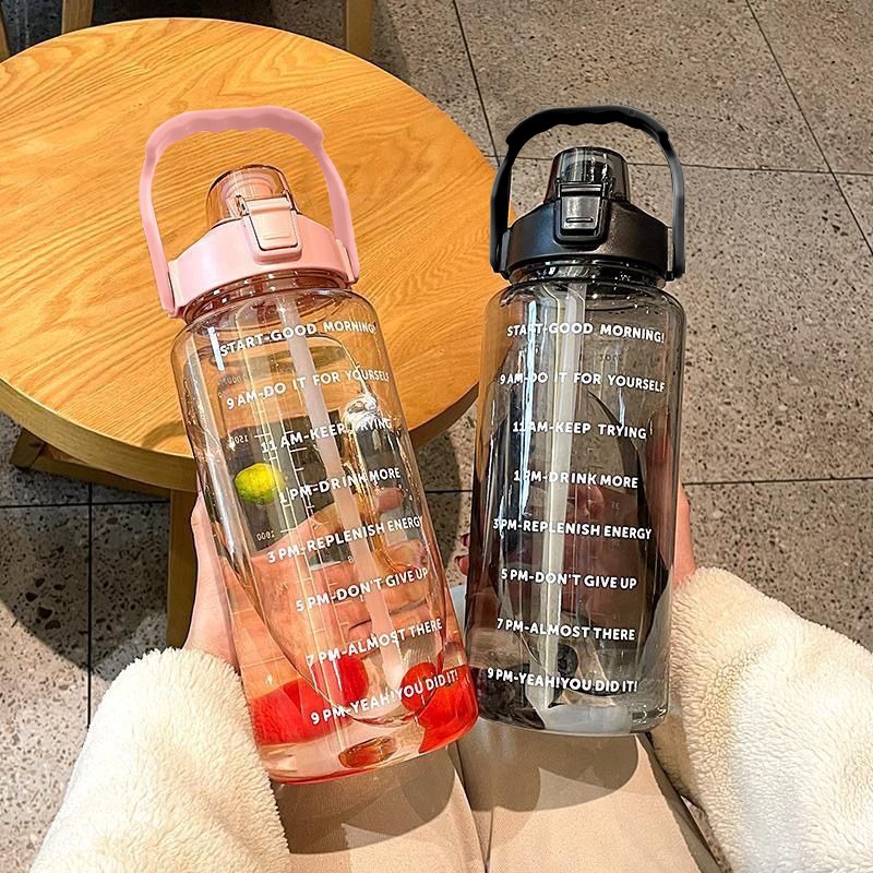 2 Liters Straw Plastic Water B - Sports Equipment Names บทวิจารณ์และราคา