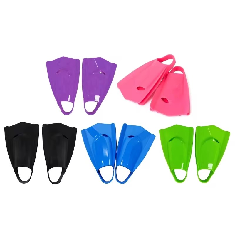New Silicone Swimming Fins Tra - Swim Fin Short Blade บทวิจารณ์และราคา