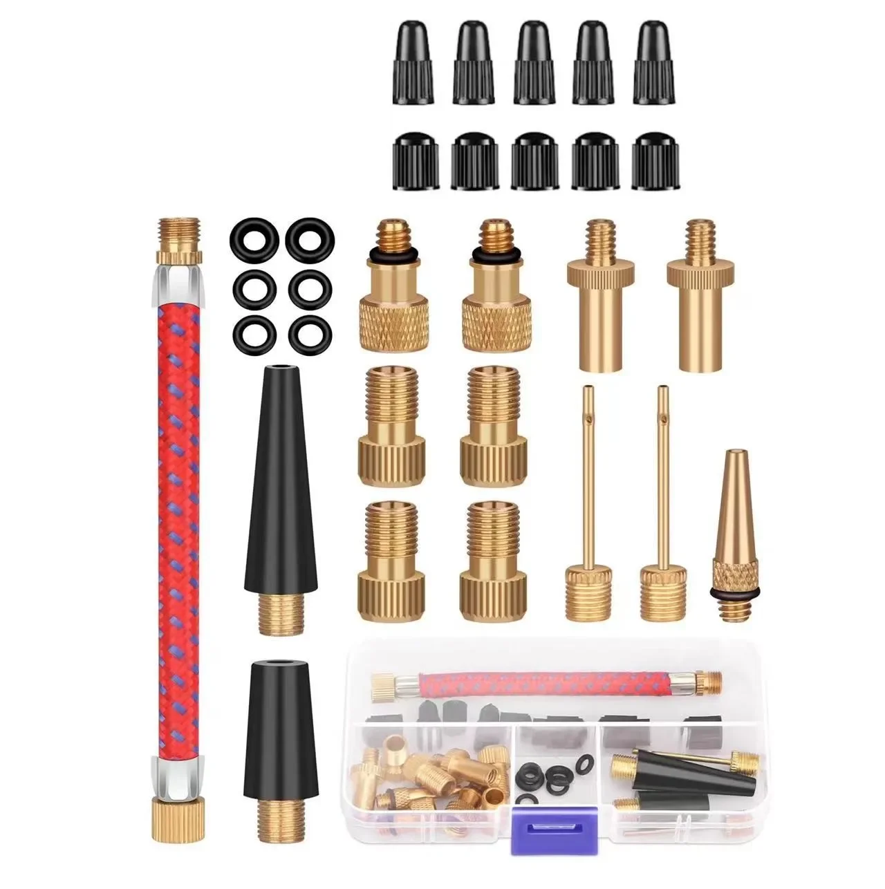 21/30Pcs Bicycle Tire Inflator - Basketball Pump Needle บทวิจารณ์และราคา