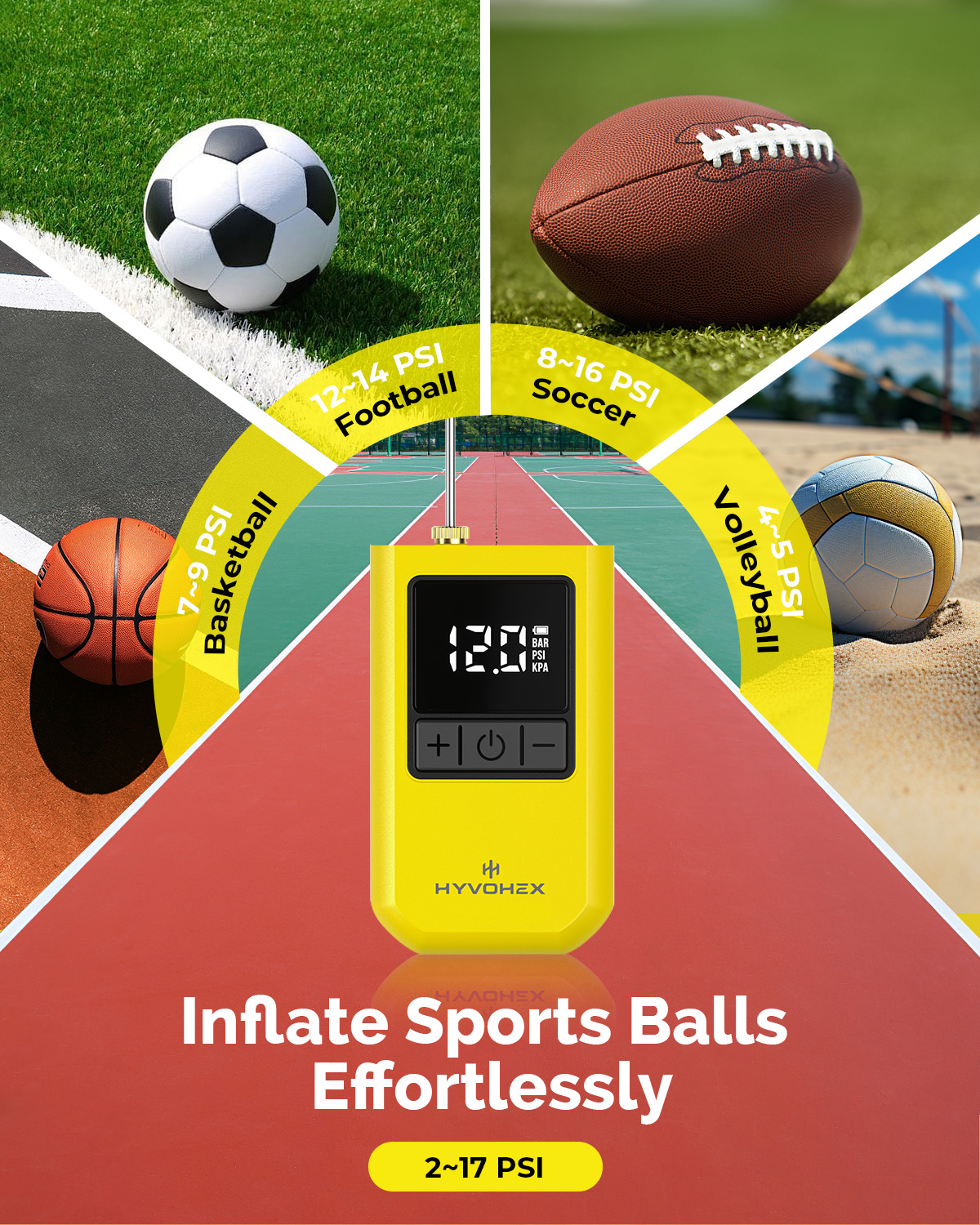 New HYVOHEX P100 Electric Ball - Basketball Pump Needle บทวิจารณ์และราคา