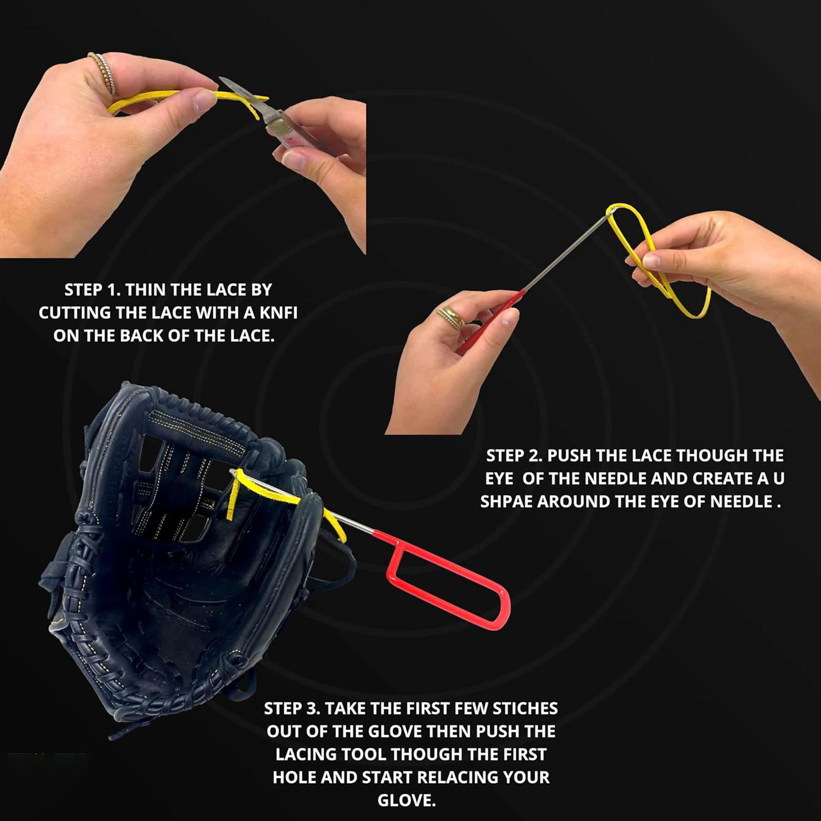 Metal Glove Lacing Needle Rela - Sports Equipment Repair บทวิจารณ์และราคา