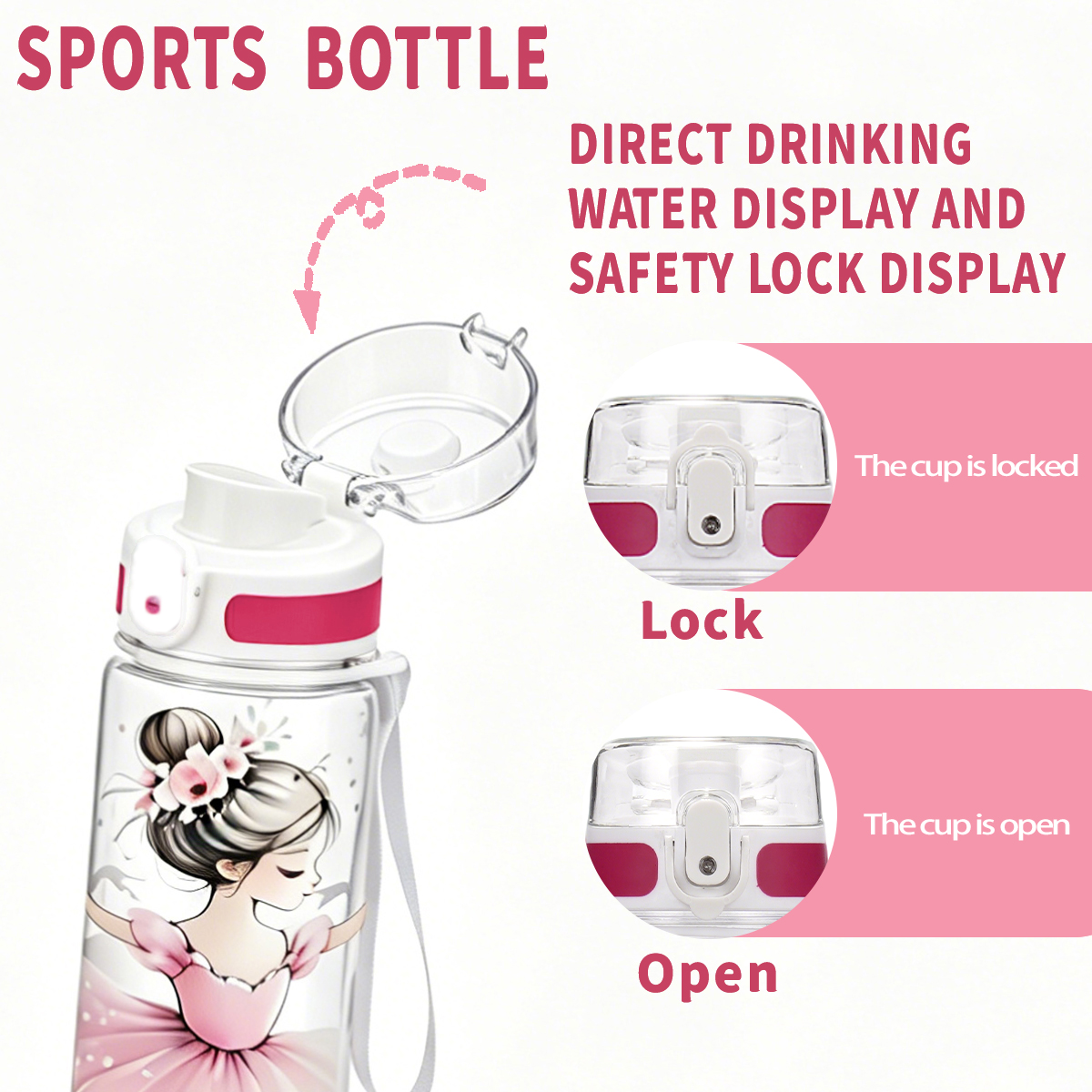 Ballerina Print 1000ml Sports  - Sports Equipment Names บทวิจารณ์และราคา
