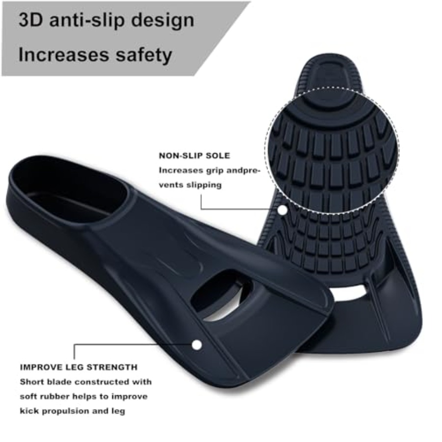 Swim Fins Adult Swim Training  - Swim Fin Short Blade บทวิจารณ์และราคา