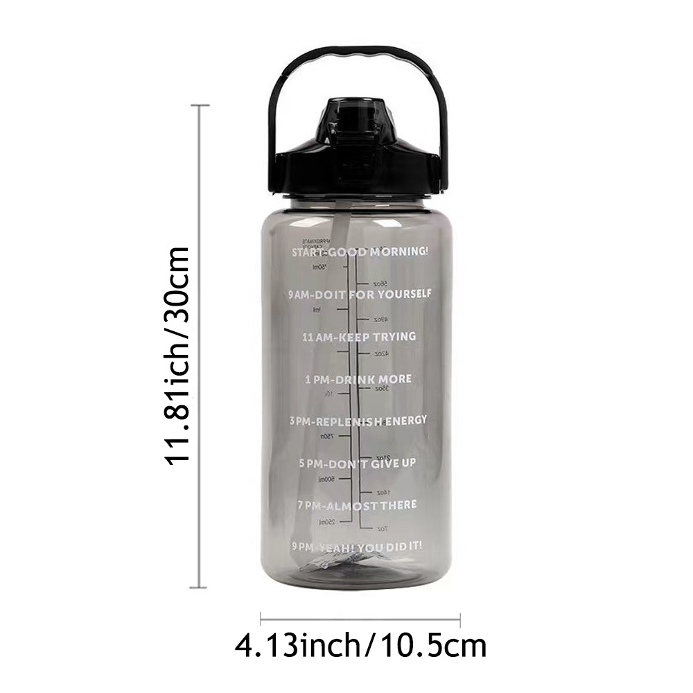 1pack 2L Water Bottle with Tim - Sports Equipment Names บทวิจารณ์และราคา