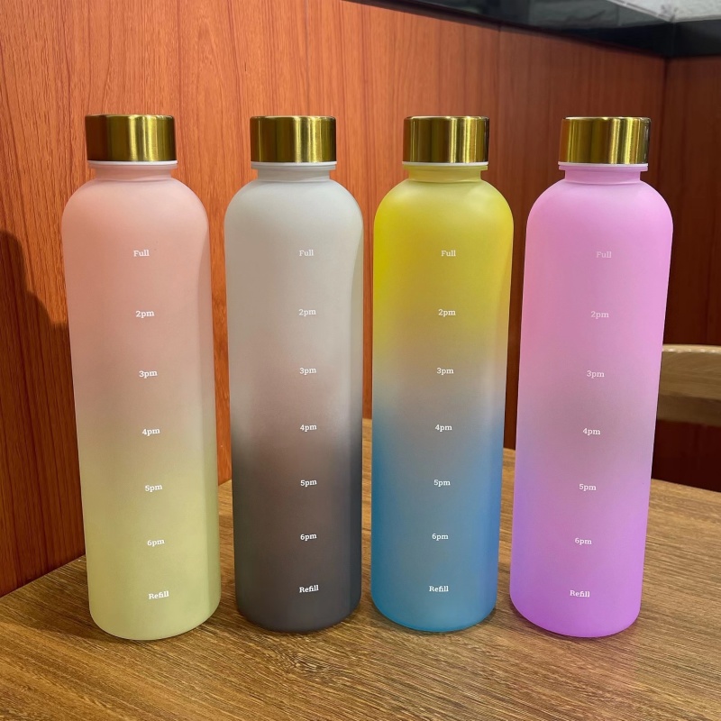 1000ml Bottle With Time Marker - Sports Equipment Names บทวิจารณ์และราคา