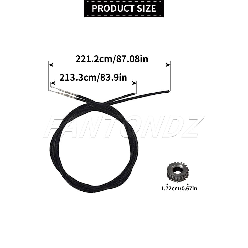 8401Z0 Sunroof Cable Gear Kit  - Sports Equipment Repair บทวิจารณ์และราคา